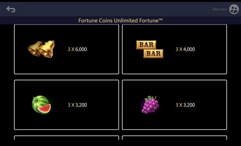 Fortune Coins Unlimited Fortune - campo expandido de 3x5 con recolección de monedas